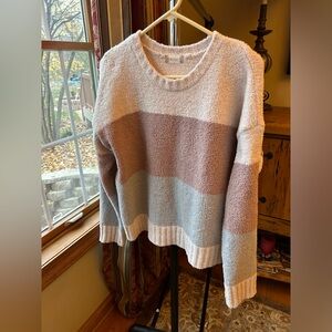 Altar’d State Chenille Stripe Sweater size medium